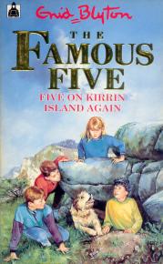 English bookcover: "Five on Kirrin Island again"