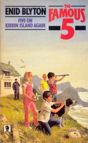 English bookcover: "Five on Kirrin Island again"