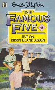 English bookcover: "Five on Kirrin Island again"