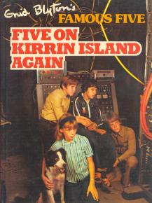 English bookcover: "Five on Kirrin Island again"
