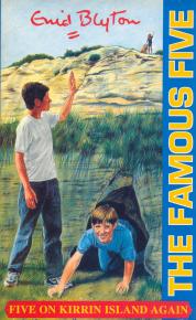 English bookcover: "Five on Kirrin Island again"