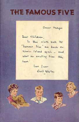 English bookcover: "Five on Kirrin Island again"