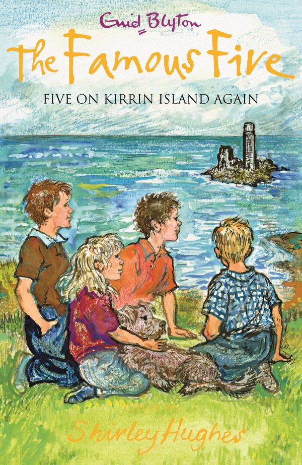 English bookcover: "Five on Kirrin Island again"