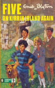 English bookcover: "Five on Kirrin Island again"