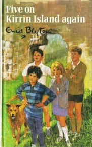 English bookcover: "Five on Kirrin Island again"