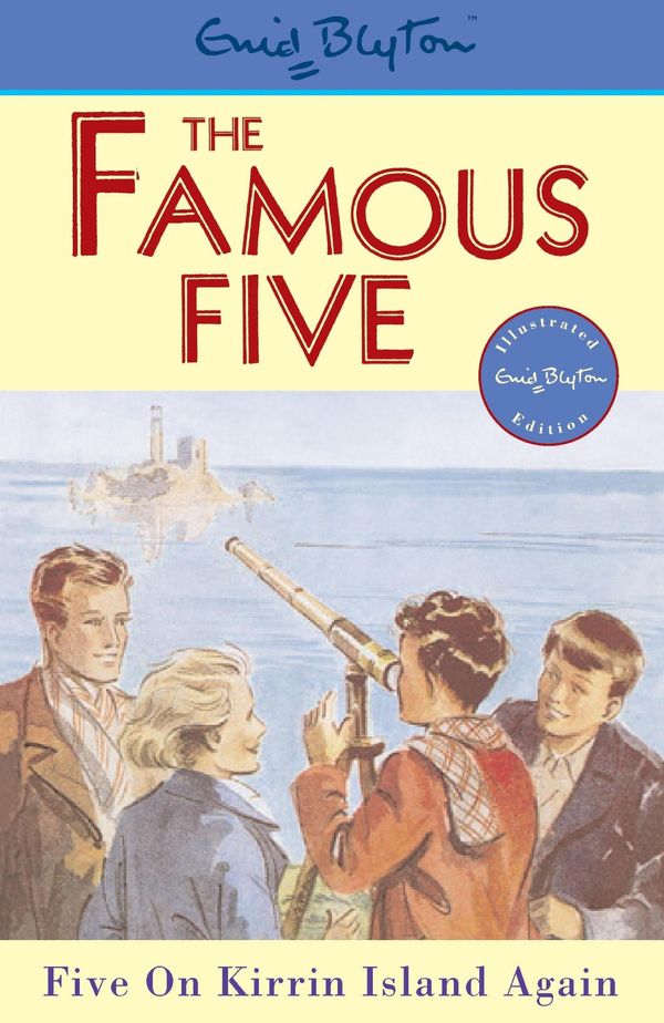 English bookcover: "Five on Kirrin Island again"