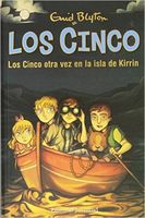 Spanish bookcover: "Los Cinco otra vez en la Isla de Kirrin"