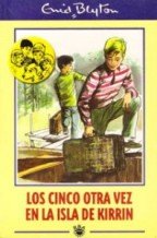 Spanish bookcover: "Los Cinco otra vez en la Isla de Kirrin"