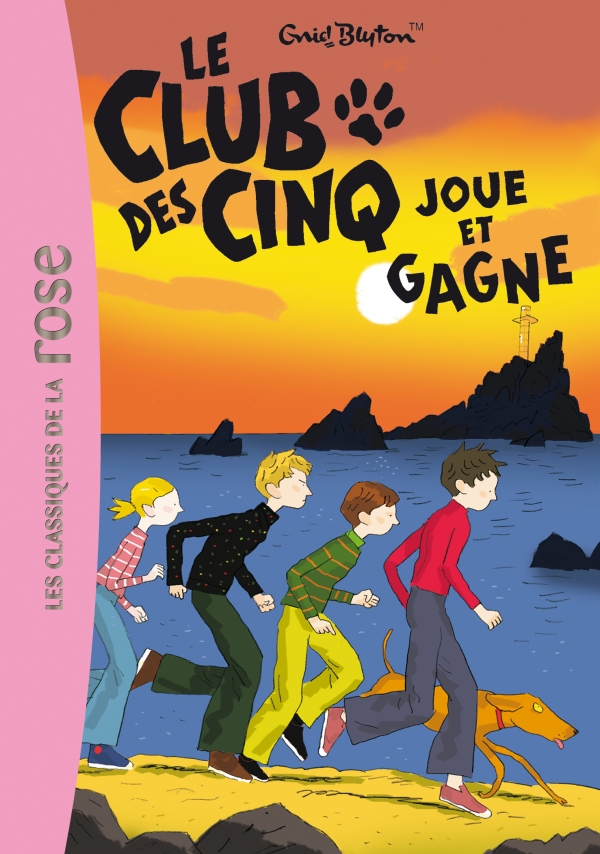 French bookcover: "Le Club des Cinq joue et gagne / Les cinq dans l