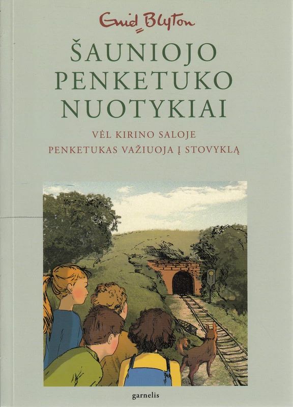 litauisches Buchcover: "Penketukas važiuoja į stovyklą"