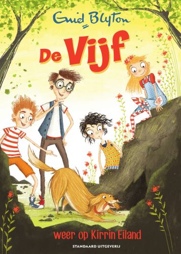 Dutch bookcover: "De Vijf weer op Kirrin-eiland"