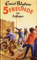 deutsches Buchcover: "Fünf Freunde im Zeltlager"