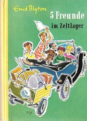 deutsches Buchcover: "Fünf Freunde im Zeltlager"