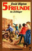 deutsches Buchcover: "Fünf Freunde im Zeltlager"