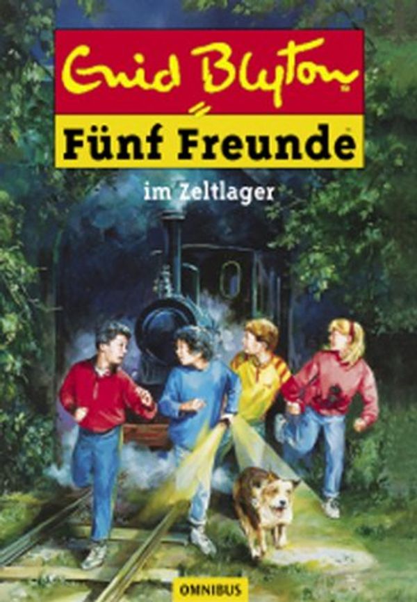 deutsches Buchcover: "Fünf Freunde im Zeltlager"
