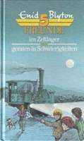 German bookcover: "Fünf Freunde geraten in Schwierigkeiten"