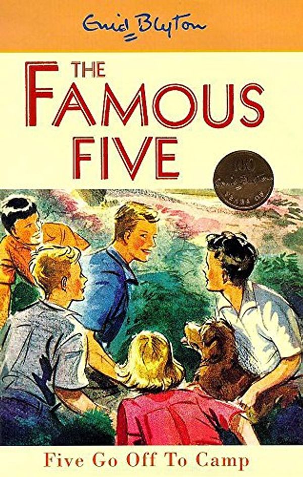 englisches Buchcover: "Five go off to camp"