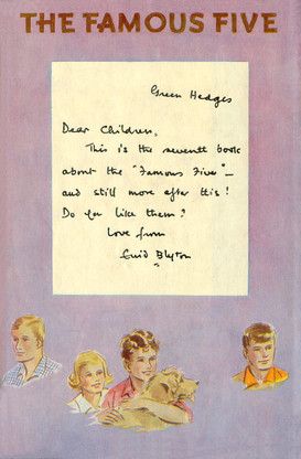 englisches Buchcover: "Five go off to camp"