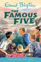 englisches Buchcover: "Five go off to camp"