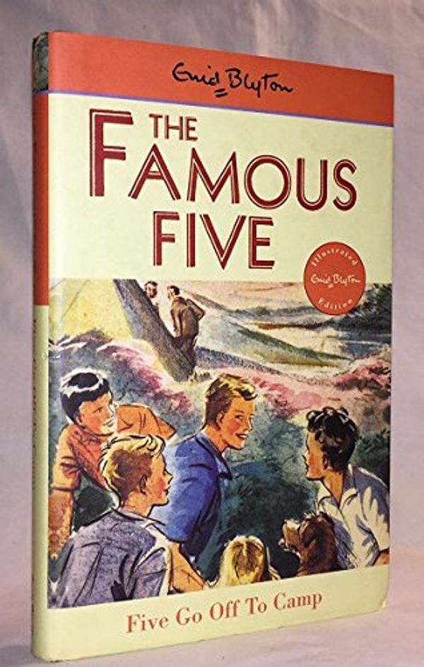 englisches Buchcover: "Five go off to camp"