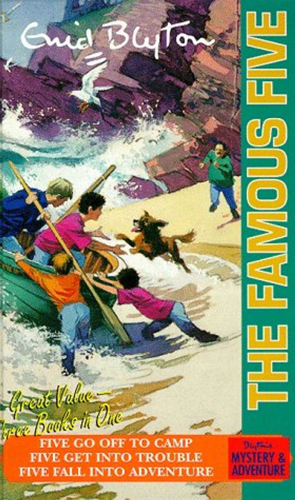 English bookcover: "Five get into trouble"