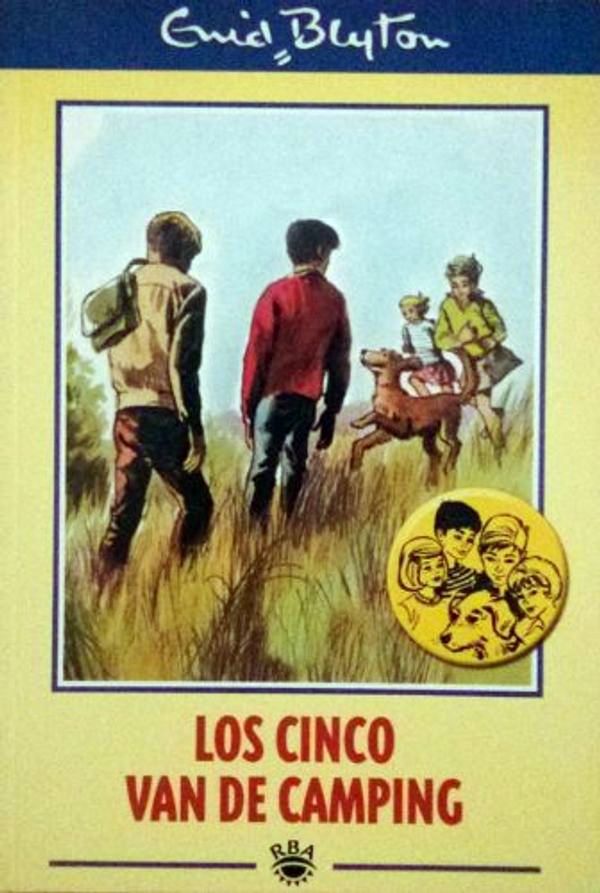 spanisches Buchcover: "Los Cinco van de camping"