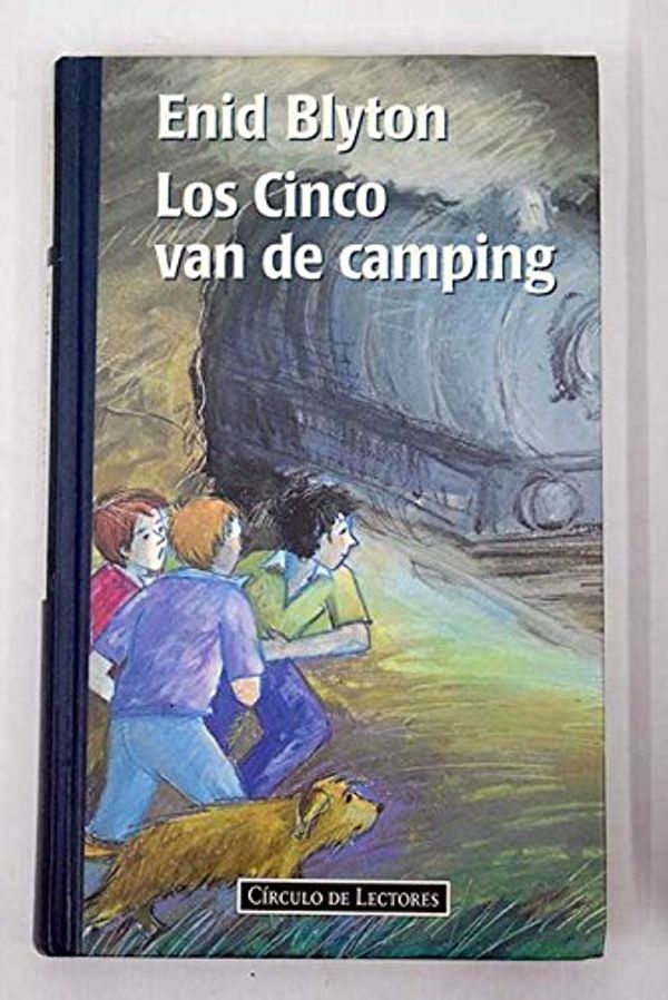spanisches Buchcover: "Los Cinco van de camping"