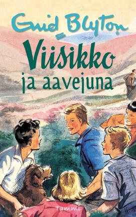 finnisches Buchcover: "Viisikko ja aavejuna"