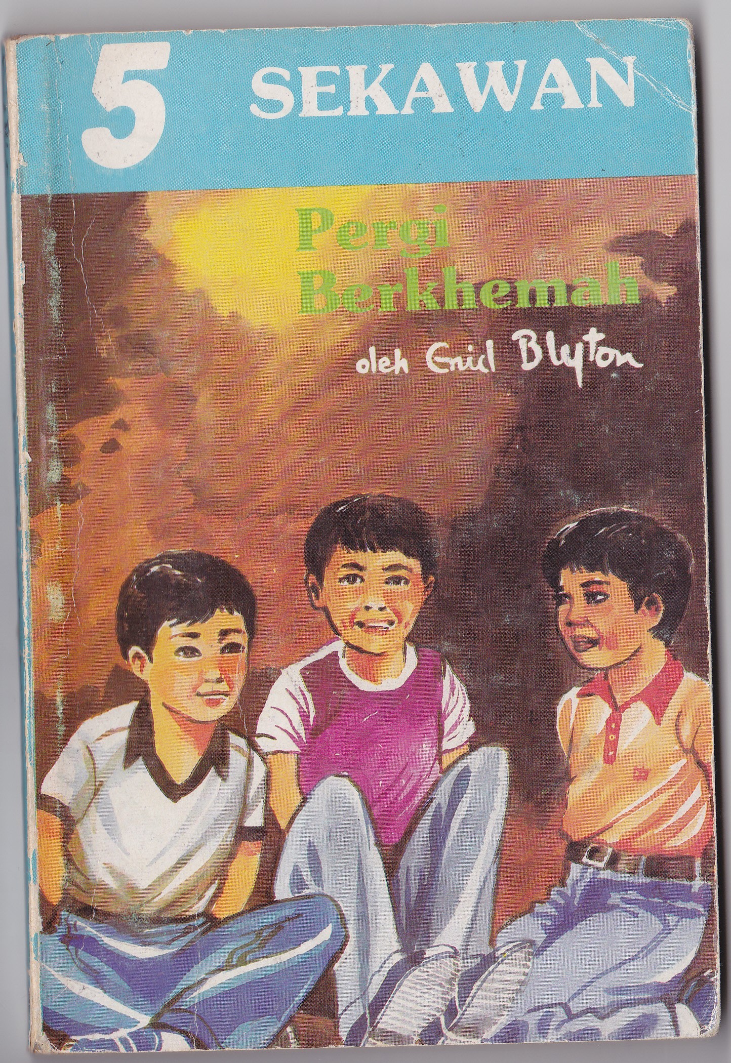 malaiisches Buchcover: "5 Sekawan: Pergi Berkhemah"