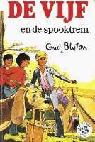 niederländisches Buchcover: "De Vijf en de spooktrein"