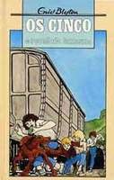 portugiesisches Buchcover: "Os Cinco e o Comboio Fantasma / Os Cinco e os Comboios Misteriosos"