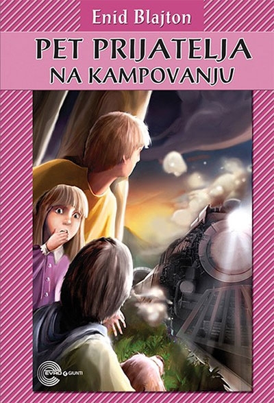 serbisches Buchcover: "Пет пријатеља на камповању"