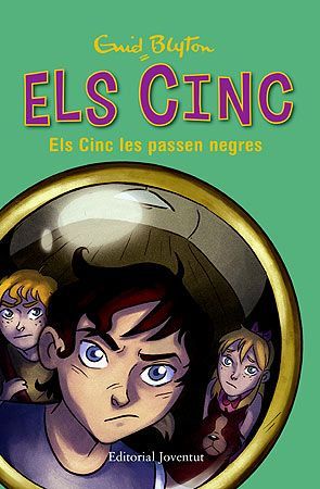 Catalan bookcover: "Els Cinc les passen negres"