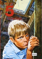 Danish bookcover: "De fem i fedtefadet / De 5 får problemer"