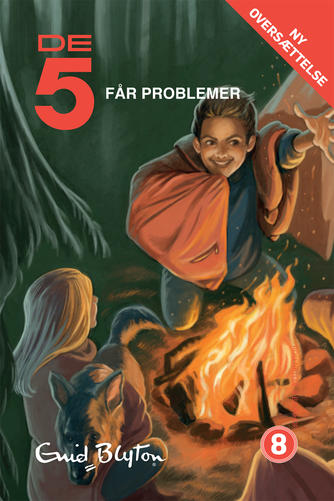 Danish bookcover: "De fem i fedtefadet / De 5 får problemer"