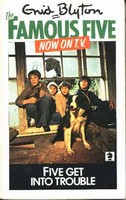 English bookcover: "Five get into trouble"