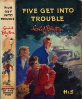 English bookcover: "Five get into trouble"