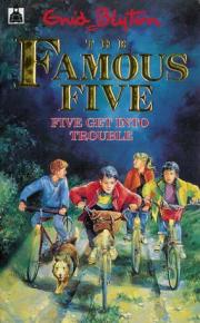 English bookcover: "Five get into trouble"