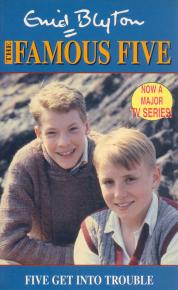 English bookcover: "Five get into trouble"