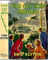 English bookcover: "Five get into trouble"