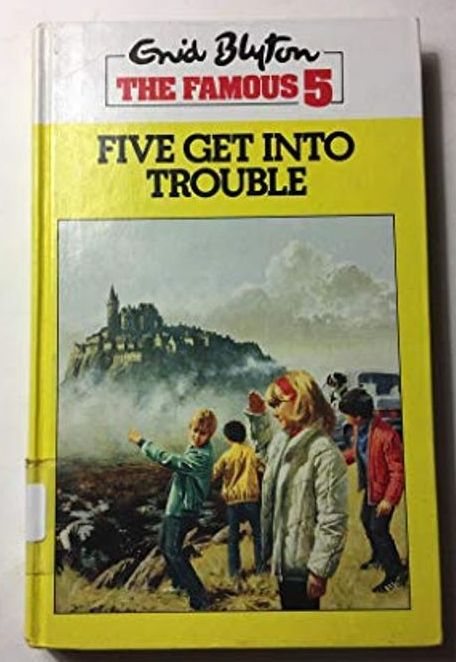 English bookcover: "Five get into trouble"