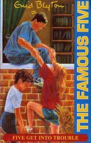 English bookcover: "Five get into trouble"