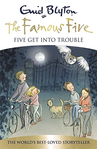 English bookcover: "Five get into trouble"