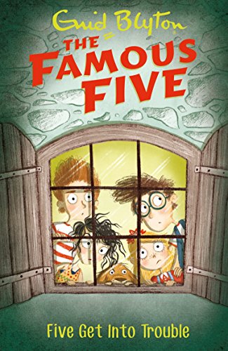 English bookcover: "Five get into trouble"