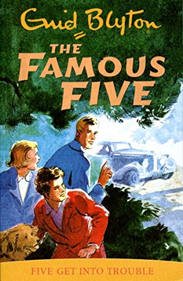 English bookcover: "Five get into trouble"