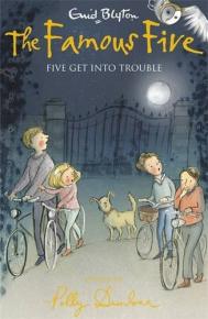 English bookcover: "Five get into trouble"