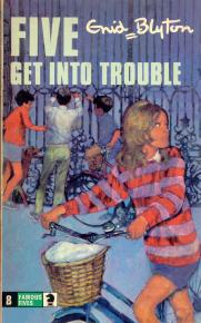English bookcover: "Five get into trouble"