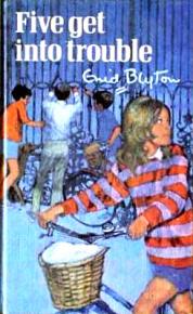 English bookcover: "Five get into trouble"