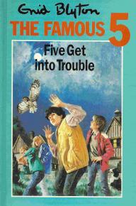 English bookcover: "Five get into trouble"