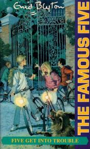 English bookcover: "Five get into trouble"